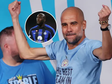 Guardiola responsabilizó a Lukaku por su título en Champions