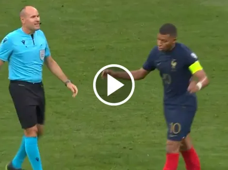 Se calentó Mbappé: los TRES penales que no le dieron a Francia en el primer tiempo