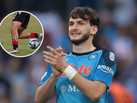 ¿QUÉ HIZO? La jugada inexplicable de Kvaratskhelia