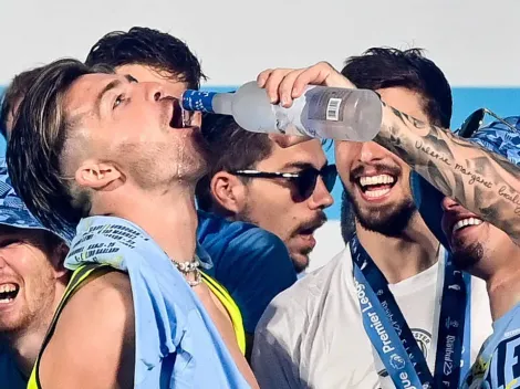 Critican a Jack Grealish por sus festejos: lo compararon con Paul Gascoigne