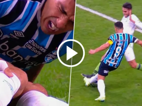 VIDEO | Violenta patada a Suárez en la rodilla que lo tiene al borde del retiro