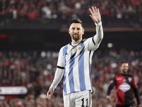 Messi dejó con las ganas a los hinchas de Newell's