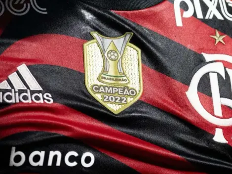 Flamengo utilizó un parche de campeón que le correspondía al Palmeiras