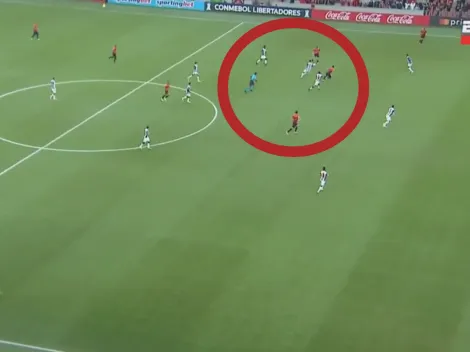 Golazo del Atlético Paranaense y Pablo Míguez cometió error grosero