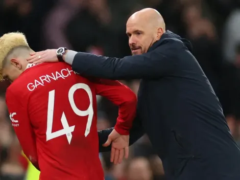 Ten Hag no incluyó a Garnacho para el primer amistoso del United