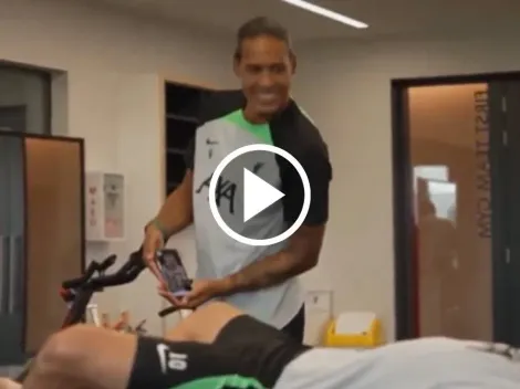 El llamado de atención de Virgil a Mac Allister por la pantalla de su móvil