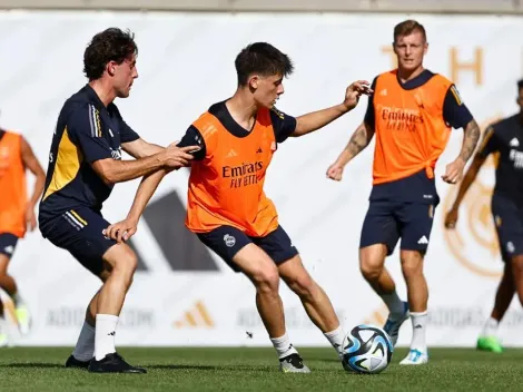 Arda Güler se gana el aplauso de Ancelotti en su primer entreno con el Real Madrid