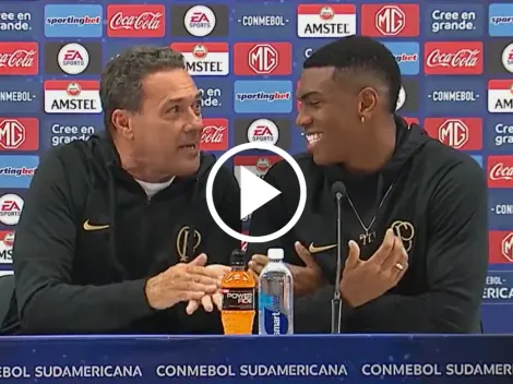 VIDEO | Se puso nervioso ante la prensa y su DT lo calmó de forma épica