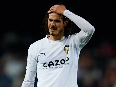 Valencia ya le busca reemplazo a Edinson Cavani