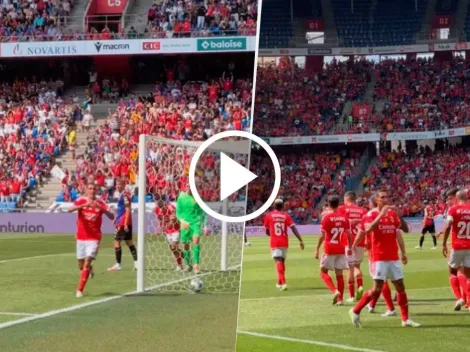 Di María volvió al Benfica marcando un gol frente a Basilea