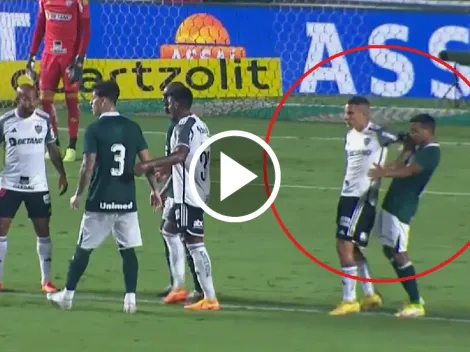 Arana pegó un codazo criminal y dejó a Atlético Mineiro con uno menos