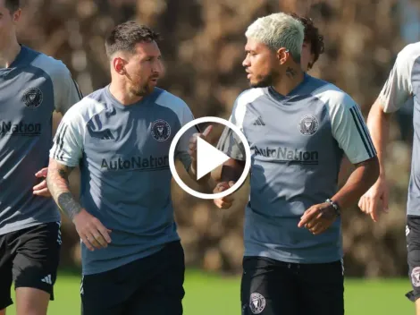 La dupla de Inter Miami : las imágenes de Josef Martínez entrenando con Messi