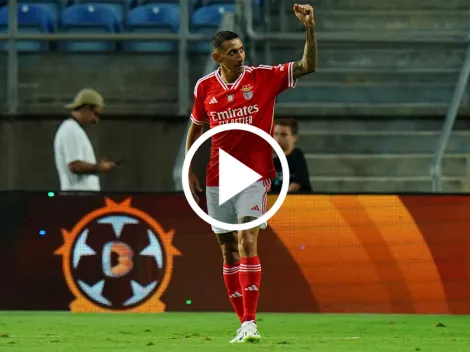 Siempre Fideo: Di María entró y le dio la victoria al Benfica contra el Celta