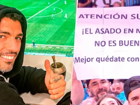 Hinchas de Gremio hacen particular advertencia a Luis Suárez