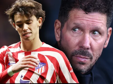 No se la dejó pasar, Simeone le pegó a Joao Félix y sus declaraciones sobre irse al Barcelona