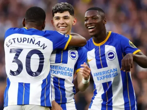 (VIDEO) Enchufados: Moisés Caicedo y Pervis Estupiñán estuvieron cerca de marcar con el Brighton