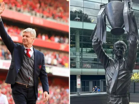 Arsenal celebra al legendario Arsene Wegner con una estatua de 3 metros frente al Emirates