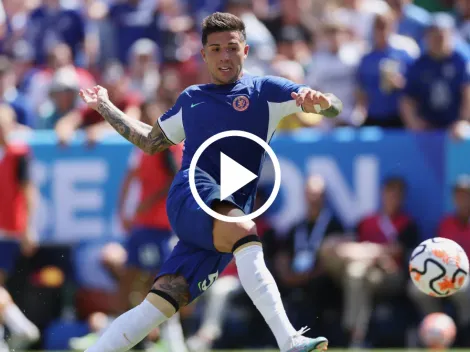 Enzo Fernández no logró anotar una doble chance clarísima para Chelsea