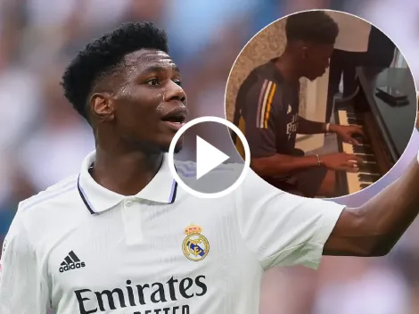 Tchouaméni sorprendió a todo Real Madrid con su habilidad para tocar piano
