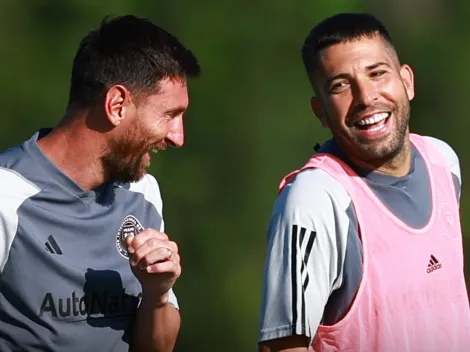 La reacción de Jordi Alba tras reencontrarse con Messi en Inter Miami: "lo veo..."