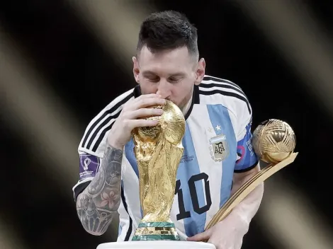 Una foto de Messi con la Copa del Mundo se quedó con el mayor premio de fotografía
