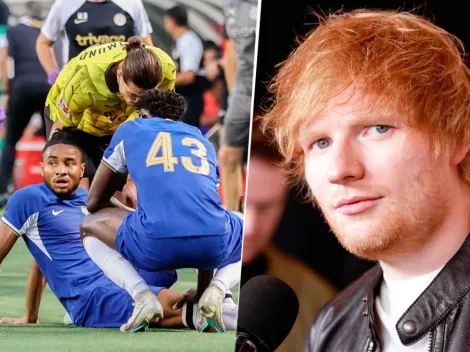 Chelsea: acusan a Ed Sheeran de causar lesión de Nkunku