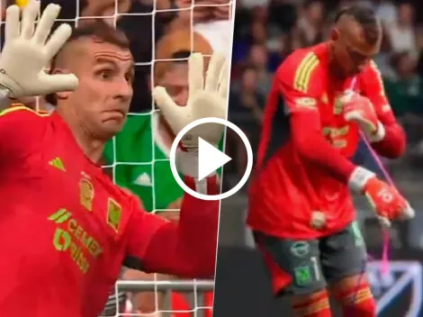 VIDEO: el show de Patón Guzmán con truco de magia incluido en los penales