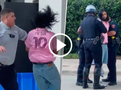 Hincha del Inter Miami fue arrestado por intentar acercarse a Messi