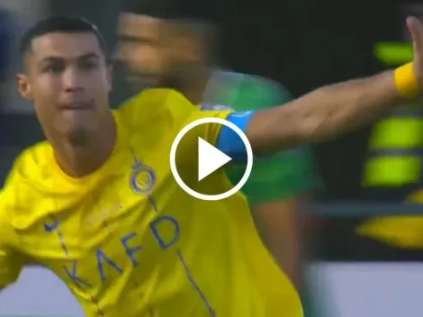 ¡GOLAZO! Cristiano Ronaldo adelantó a Al Nassr en la Champions Árabe