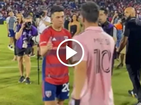 La curiosidad que surgió en el intercambio entre Velasco y Messi