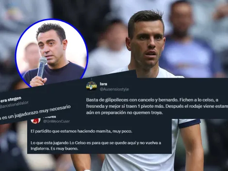 Xavi tiene razón con Lo Celso y los hinchas del Barça lo piden