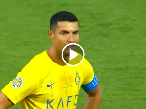 ¡Anulado! El VAR le negó el gol a Cristiano Ronaldo en la Semifinal de la Champions Árabe
