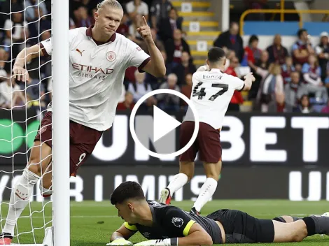 Tres minutos y el primer gol de Haaland en la Premier League 2023/24 con el Manchester City