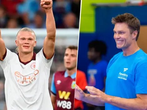 Tom Brady, asustado con Erling Haaland