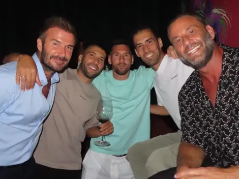 Para celebrar las semis: Así fue la fiesta del Inter Miami con Messi y Beckhamx