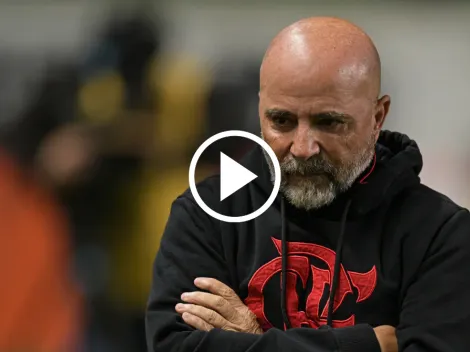 Los hinchas de Flamengo le gritaron 'BURRO' a Sampaoli por un cambio