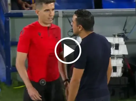 Un Xavi Hernández FURIOSO se fue expulsado ante Getafe