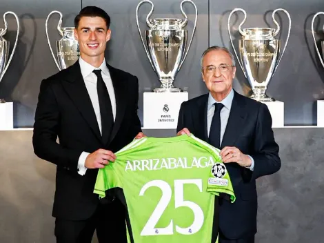 Kepa fue presentado en el Real Madrid