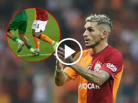 VIDEO | Torreira vio la roja por llegar tarde y pisar a un rival