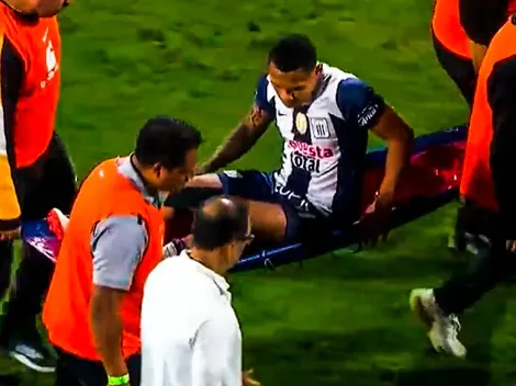 Terremoto en Alianza Lima: Bryan Reyna salió lesionado en camilla