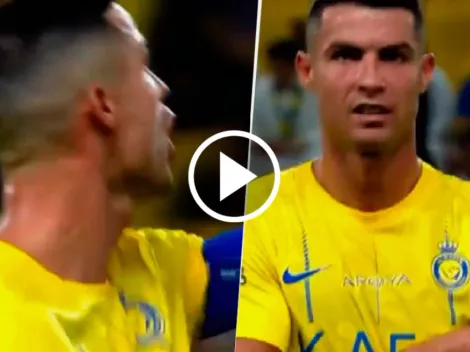 VIDEO: la ira de Cristiano Ronaldo tras derrota de Al Nassr