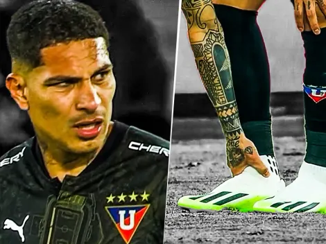 Con una posible lesión: Paolo Guerrero asustó a todos en LDU
