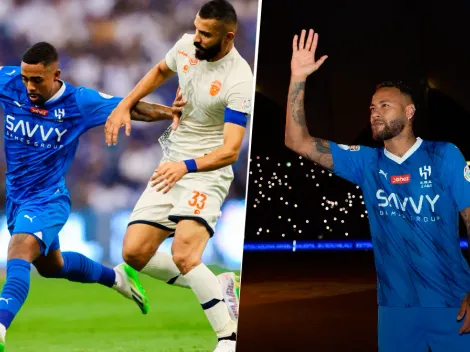 Al Hilal no pudo ganar en la bienvenida de Neymar