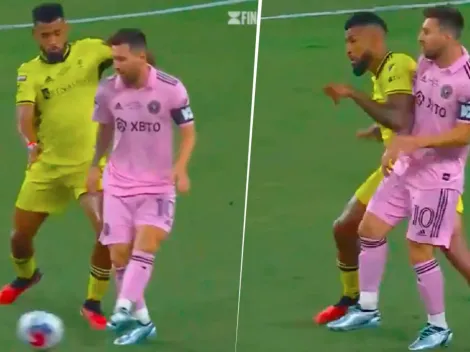 VIDEO | ¿Y el VAR? La fuerte entrada que recibió Messi en la Leagues Cup