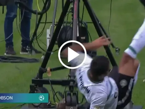 Le metió un gol a Flamengo y su festejo casi lo manda al hospital