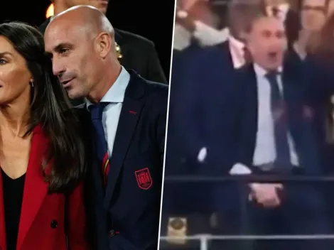 Obsceno: el vergonzoso gesto de Rubiales junto a la reina de España