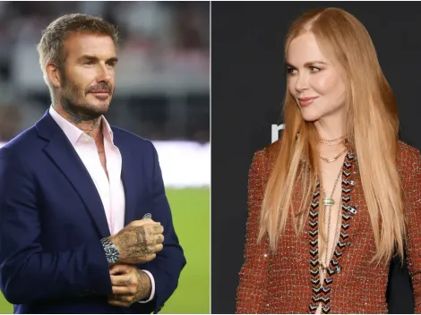 ¿Problemas con su esposa? La picante foto de Beckham con Nicole Kidman