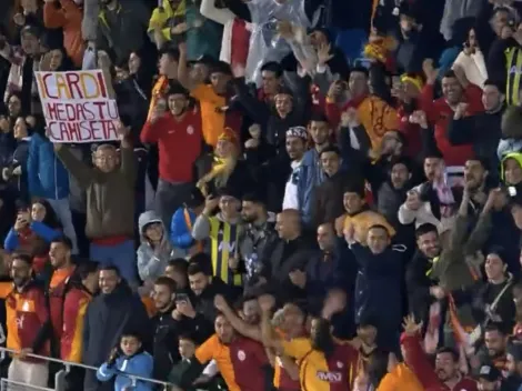 Hinchas de Galatasaray y Fenerbahce, ¿alentando juntos?