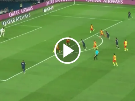 La reacción de Mbappé al golazo de Asensio ante Lens (VIDEO)