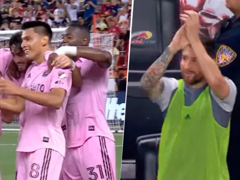 Lo gritó Messi: Gómez abrió el marcador de Inter Miami ante New York RB  (VIDEO)